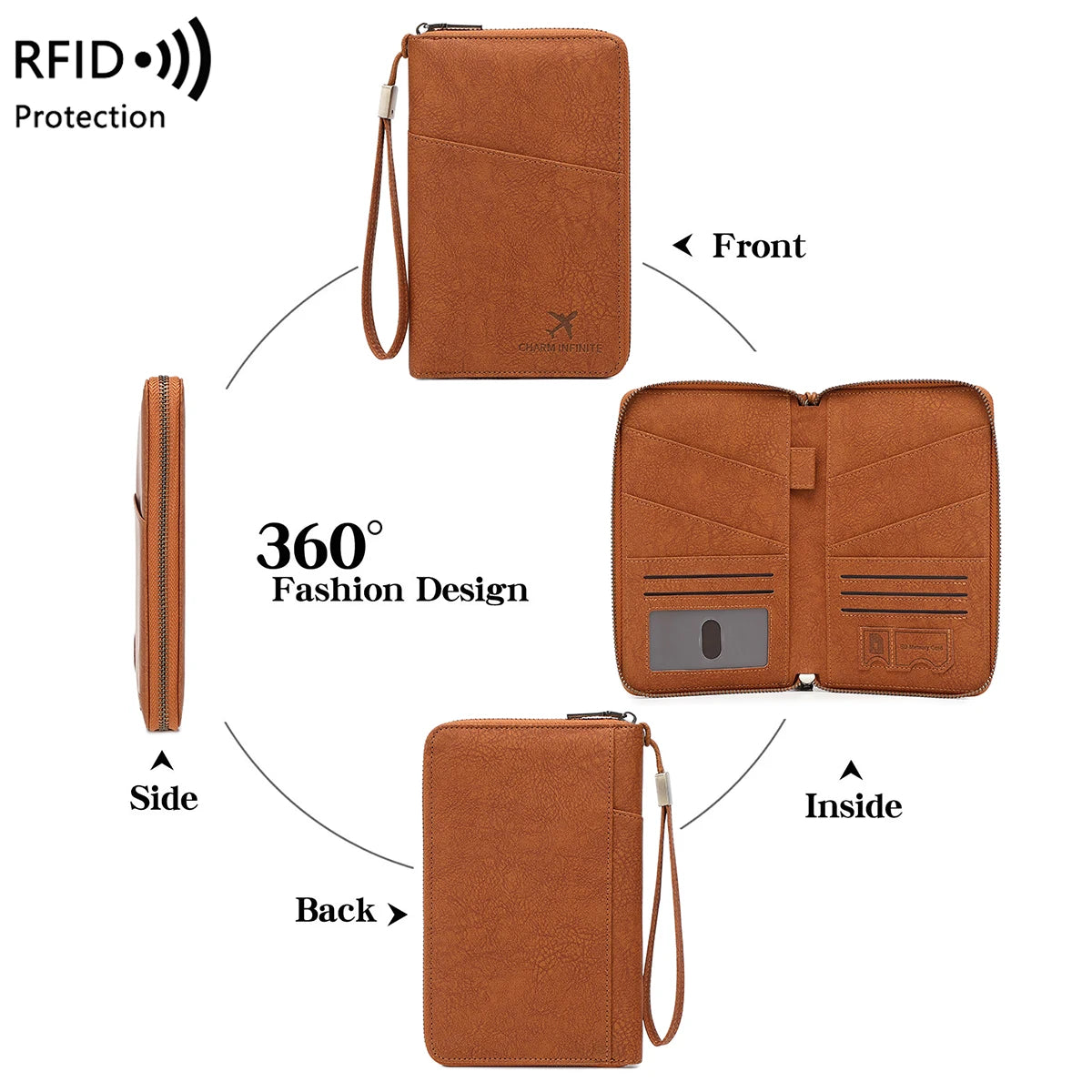 ·New Anti-theft Card & Travel Multi Passport Holder