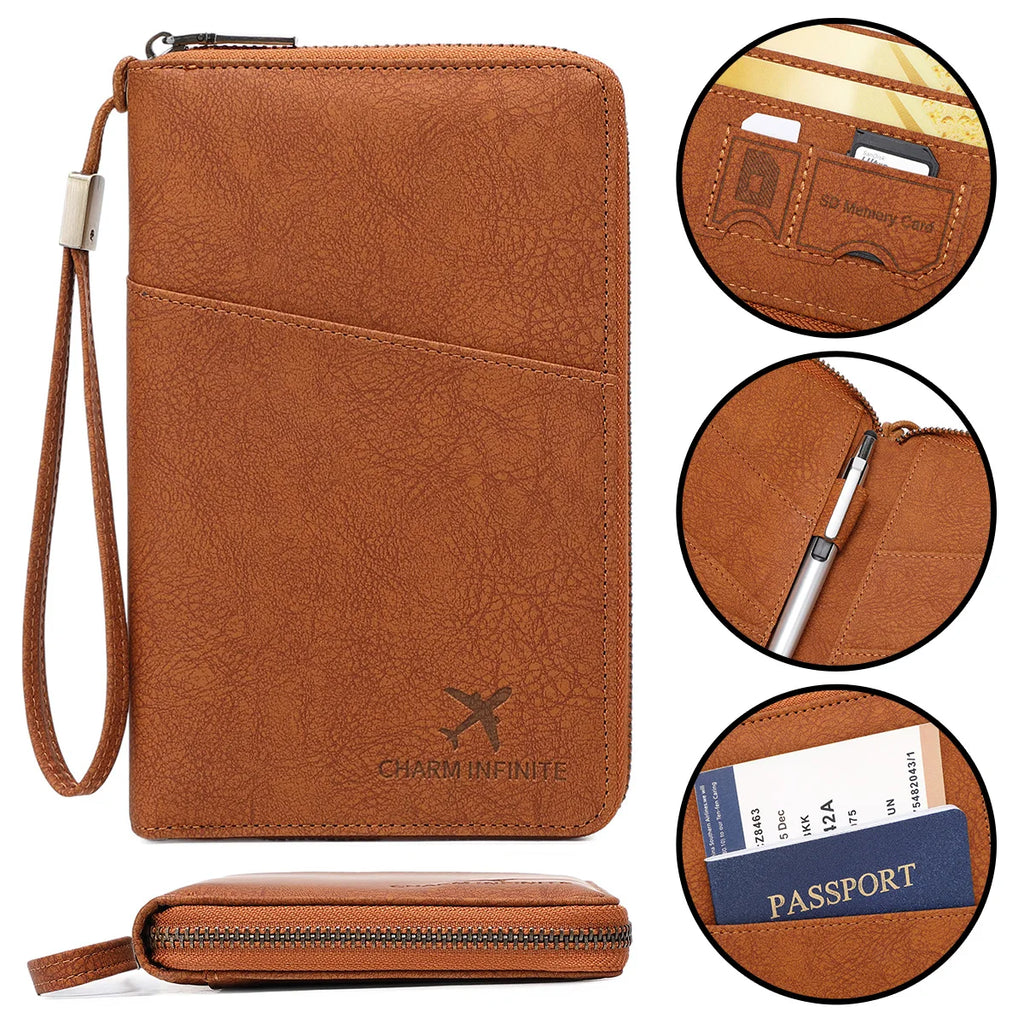 ·New Anti-theft Card & Travel Multi Passport Holder
